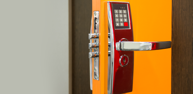 Security cylinder lock with keypad entry system